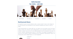 Desktop Screenshot of hallo-kanzlei.de